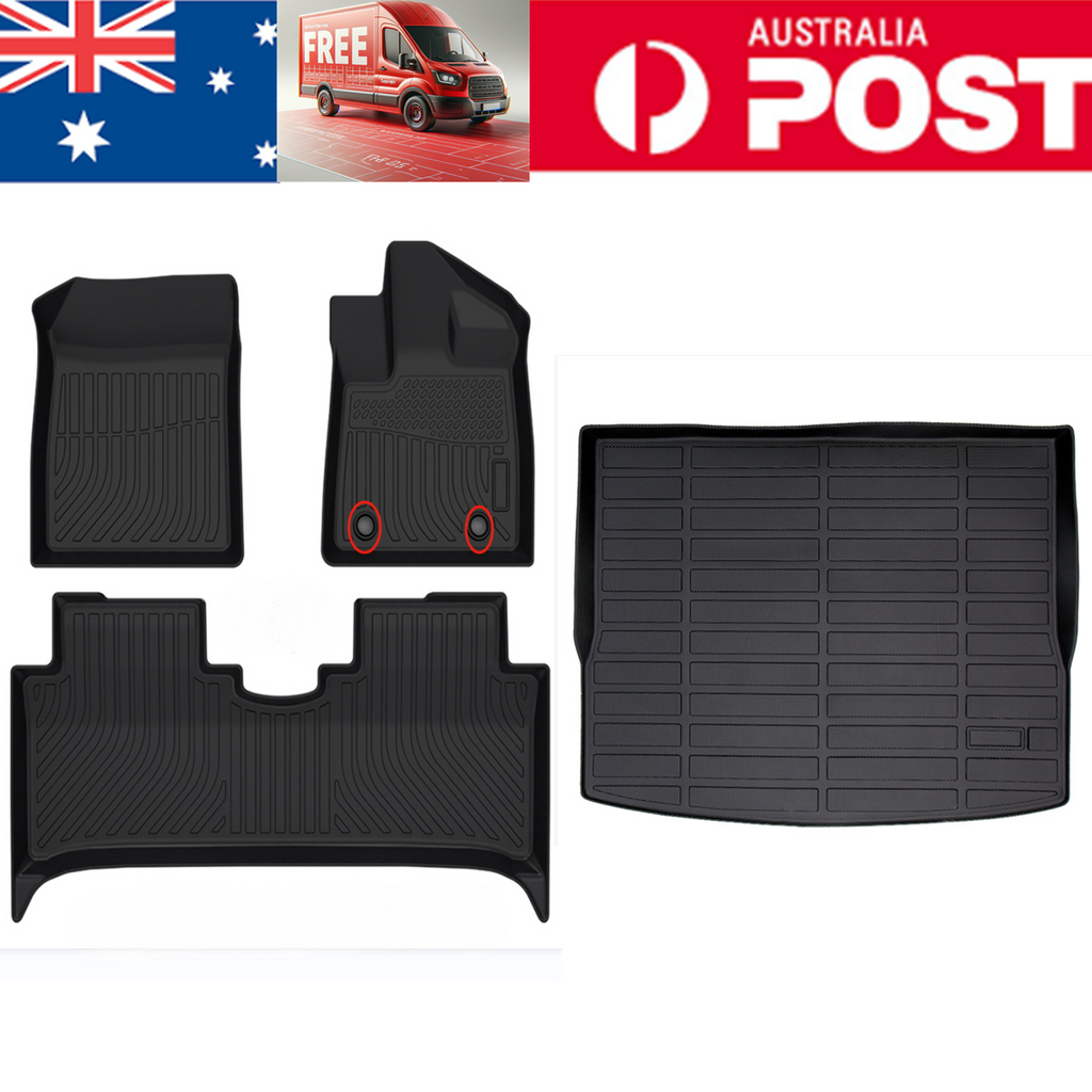 For BYD Atto 3 2022-2025 TPE Floor Mats and boot mat Waterproof