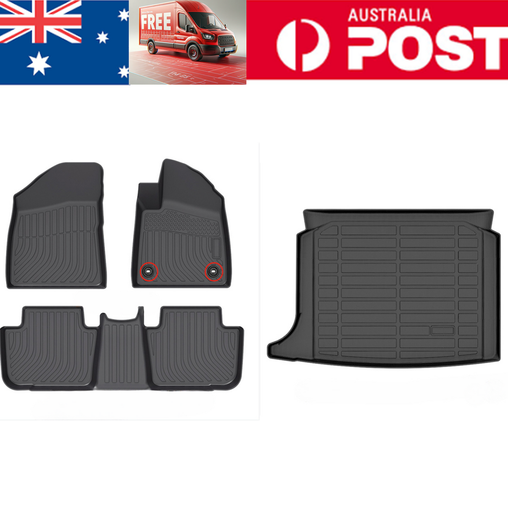 For  MG 4 2022-2024  3D TPE Floor Mats and boot mat  Waterproof