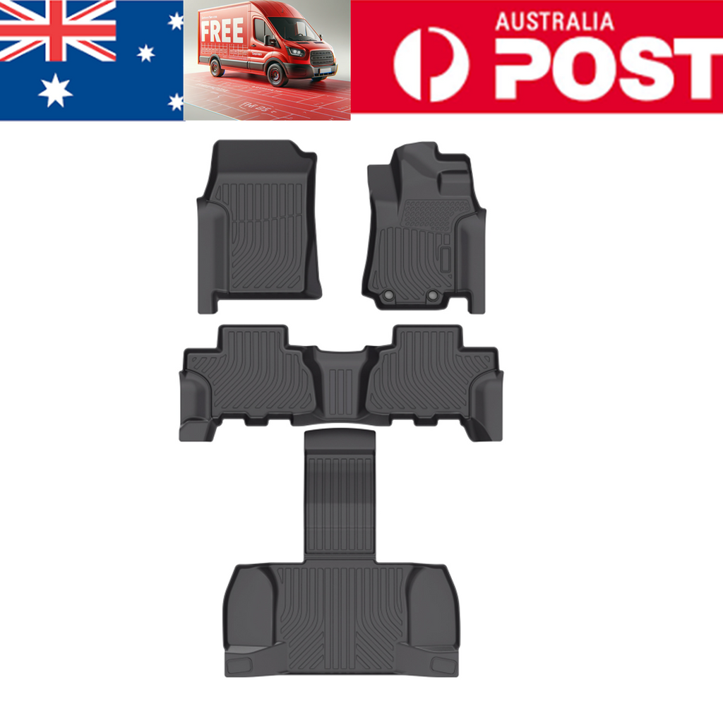 For  Mahindra Scorpio 6 Seater  2023-2025   3D TPE Floor Mats Waterproof