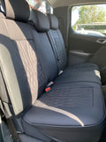 5 Seats Universal Car Seat Covers Deluxe PU Leather Seat Cushion Full Set Cover