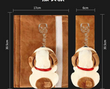 2 pcs  Cute Animal Fabric Seat Belt Covers | Pink Cat, Brown Dog, Teddy Bear
