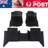 For  Ford ranger 2015-2021  3D TPE Floor Mats Waterproof