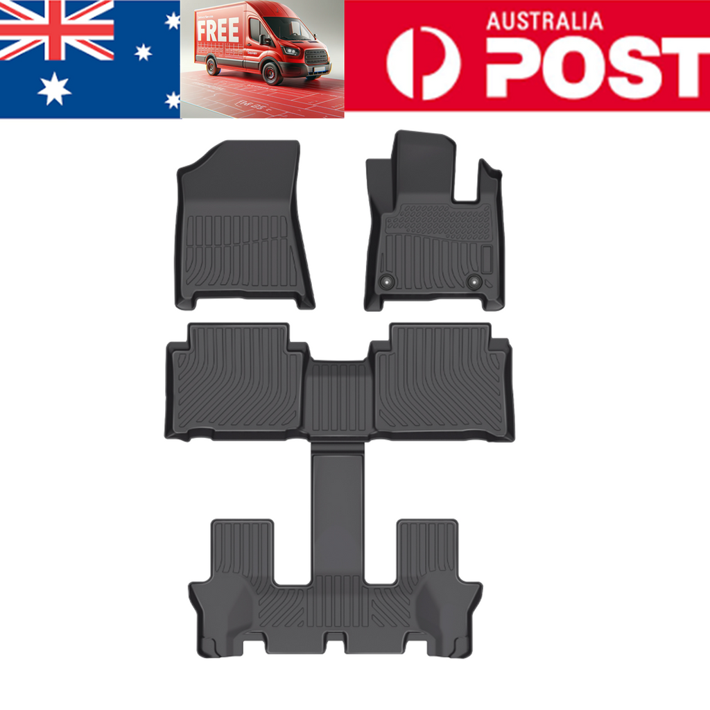 For  Hyundai Santa Fe Hybrid MX5 2024-  3D TPE Floor Mats Waterproof