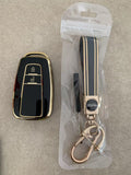 For  Toyota RAV4 2019–2025  2 Button Smart Key Shell – Plastic Waterproof