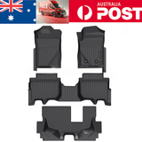 For  Ford Everest  2022+  3D TPE Floor Mats Waterproof