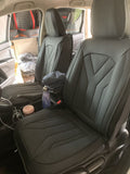 Car Seat Covers Full Set 5 Seat PU Leather Universal Fit Waterproof Breathable