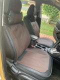 Car Seat Covers Full Set 5 Seat PU Leather Universal Fit Waterproof Breathable
