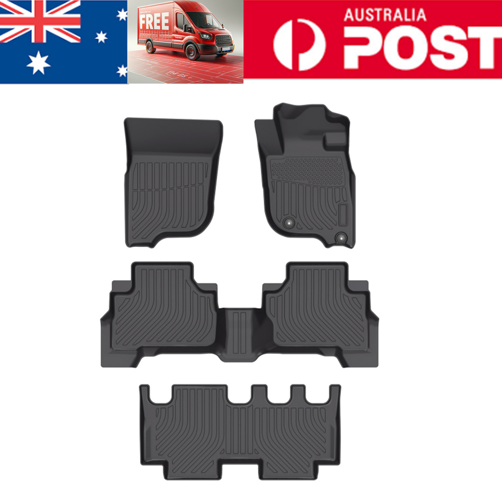 For  Mitsubishi pajero sport 2016-2024  3D TPE Floor Mats Waterproof