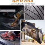 For  Toyota Hilux  Dual Cab  2016-2024 3D TPE Floor Mats Waterproof