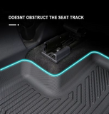 For  Mitsubishi pajero sport 2016-2024  3D TPE Floor Mats Waterproof