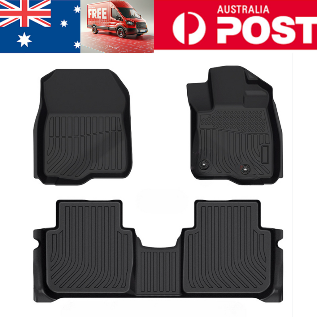 For  Honda  CR-V   2Rows 2023-   3D TPE Floor Mats Waterproof