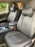 5 Seats Universal Car Seat Covers Deluxe PU Leather Seat Cushion Full Set Cover